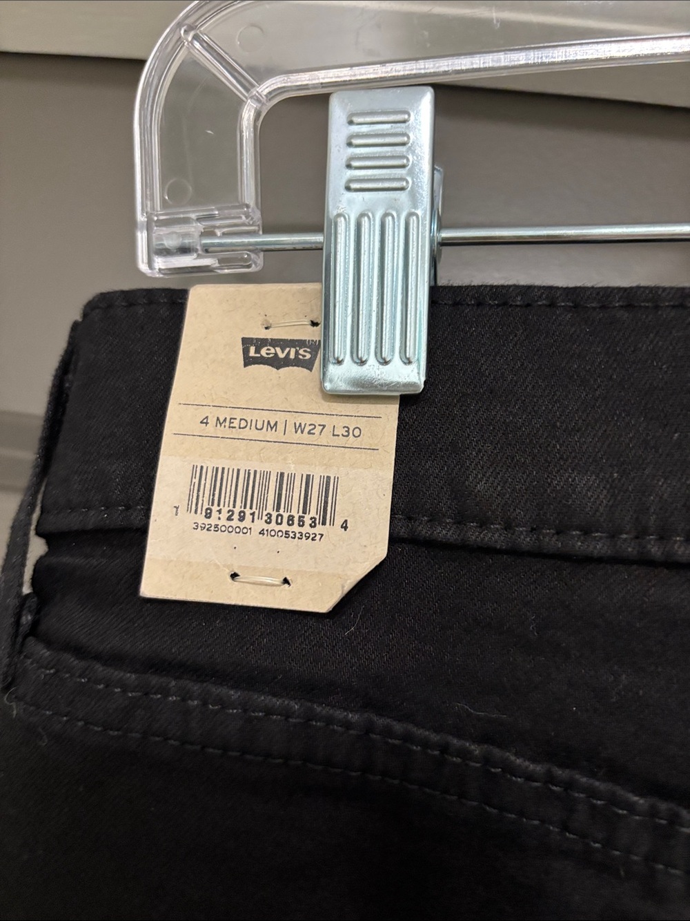 Levi’s classic straight black jeans 4 NWT - Picture 5 of 6